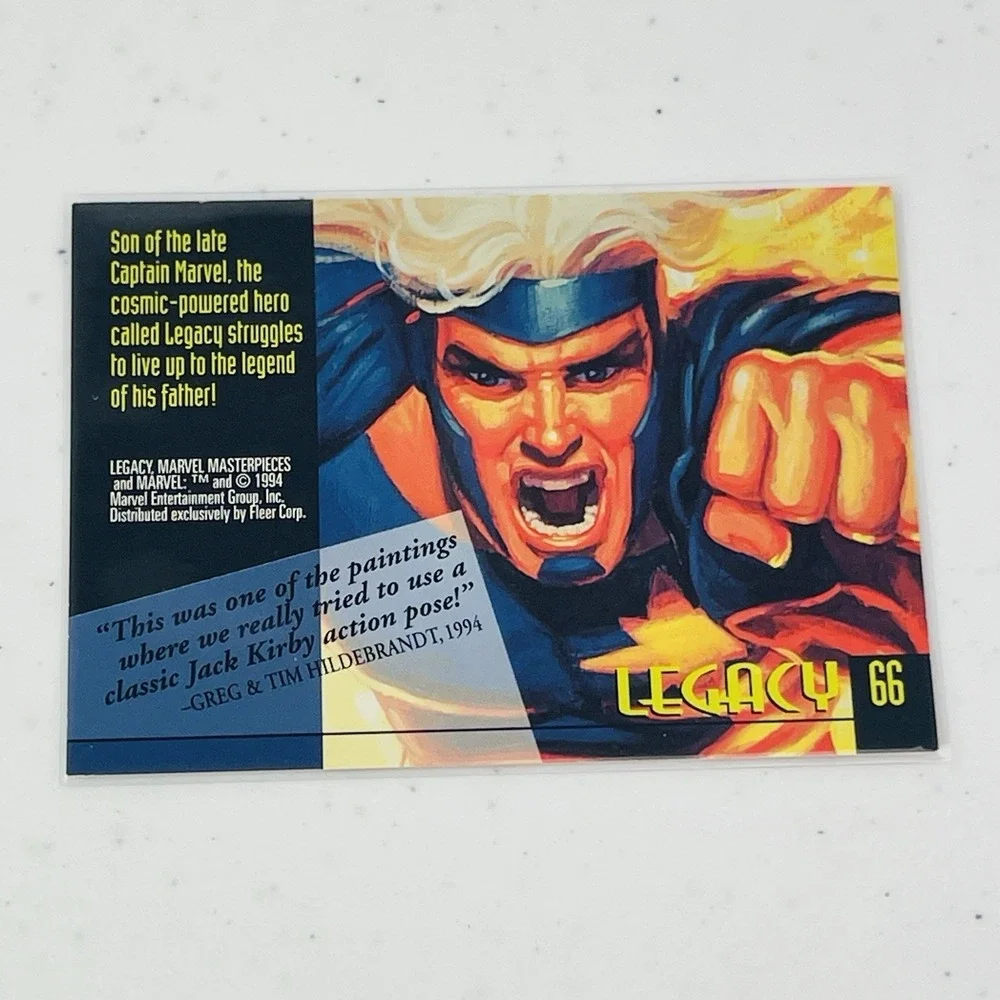 1994 Fleer Marvel Masterpieces Hildebrandt Brothers 66 Legacy Trading Card